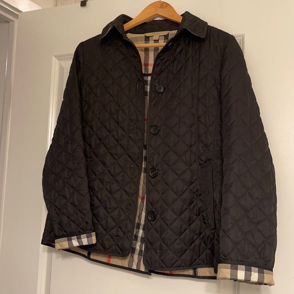 Burberry Jackets & Blazers - Burberry Black Quilted Jacket